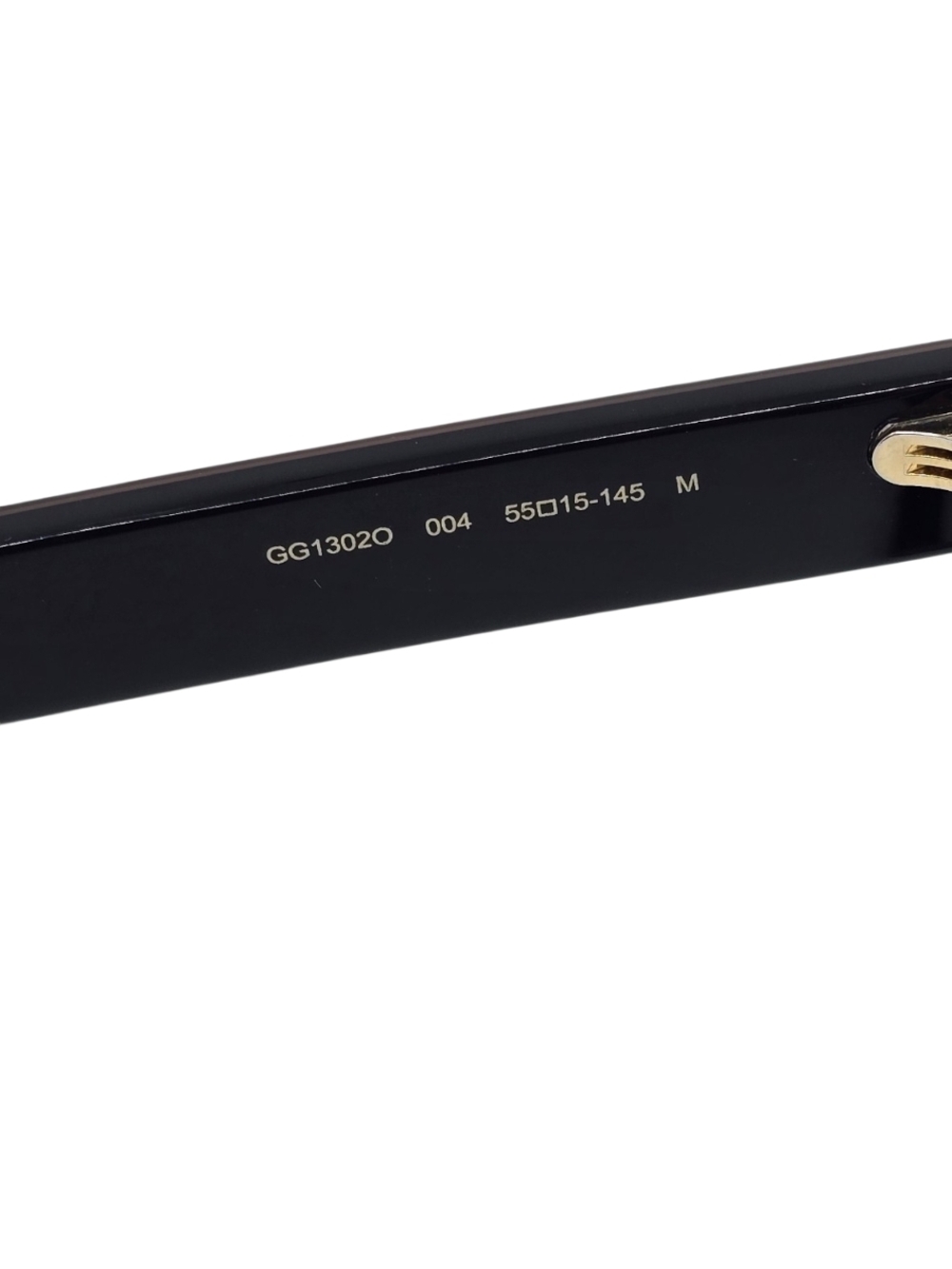 Gucci Black Cat-Eye Women's Glasses with Gold Logo - Picture 5 of 7